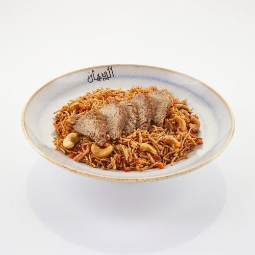 NOODLES WITH MEAT & NUTS