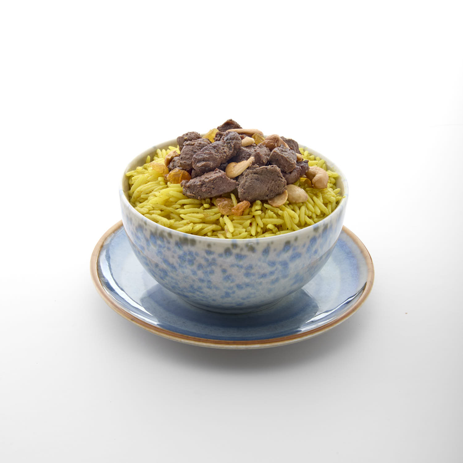 ارز بالكبدة والمكسرات